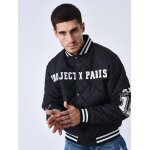 Project x paris veste teddy matelasse couleur - noir, taille - l
