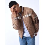 Project x paris veste teddy matelasse marron caf s