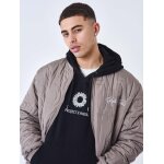 Project x paris veste teddy matelasse taupe s