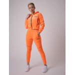 Project x paris veste velvet  capuche avec pipings contrasts couleur - orange, taille - xl