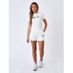 Project x paris short femme signature couleur - blanc cass, taille - xs