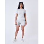 Project x paris short femme signature couleur - light stone, taille - m