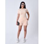 Project x paris short femme signature couleur - pale peach, taille - m