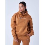 Project x paris sweat  capuche femme signature couleur - camel, taille - l