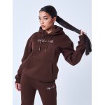 Project x paris sweat  capuche femme signature couleur - marron, taille - m