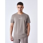 Project x paris t - shirt bande paules logo brod couleur - taupe, taille - s
