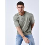 Project x paris t - shirt broderie logo couleur - kaki, taille - xs