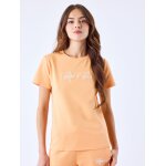 Project x paris t - shirt femme signature couleur - apricot cream, taille - xs