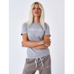 Project x paris t - shirt femme signature couleur - gris clair, taille - xs