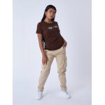 Project x paris t - shirt femme signature couleur - marron, taille - l Project x paris t - shirt femme signature couleur - marron, taille - l