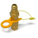 Raccord rapide alugas avec clapet anti - retour pour bouteille de gaz travelmate