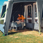 Annexe gonflable pour auvent de camping - car grande air all - season gauche dometic