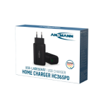 Home charger hc365pd / 3, 25 a / 65 w / 3 ports ansmann