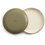 Barebones maill set d'assiettes  salade enamel 2 pices olive