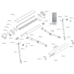 Bras articul� fiamma droit pour 45s 270 ext. 225 upg1 article n� 98667 - 10a fiamma