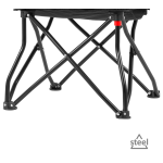 Brunner action equiframe chaise pliante bleu / noir