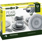 Set de vaisselle en mlamine 12 pcs. midday pearl brunner