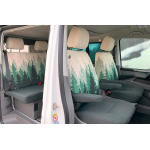 Drive dressy housse de sige set renault trafic / opel vivaro b / nissan nv300 ( partir de 2019) housse ...