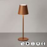 Lampe de table  accu viletto rouille easy