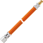 Tuyau de gaz flexible moyenne pression g1 / 4lh crou - raccord sur mamelon enfichable 3000 mm gok