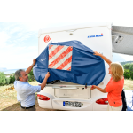 Housse de protection vlo arrire avec fentre berger