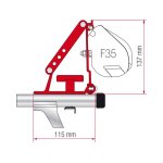 Kit de fixation auto f35 pro pour montage sur toit fiamma Kit de fixation auto f35 pro pour montage sur toit fiamma