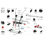 Kit structure coulissante fiamma adaptable sur carry bike lift 77 / lift 77 e - bike / mercedes v class ...