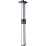 Knorz pied de table articul� argent mat articulation au centre 675 / 315 mm