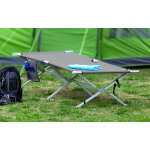 Lit de camp en aluminium berger