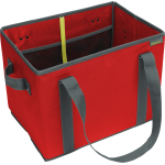 Panier  provisions pliable rouge hibiscus meori