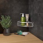 Metaltex origin luxy tagre d'angle avec 1 tage pour douche