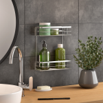 Metaltex origin luxy �tag�re d'angle � 2 niveaux pour douche