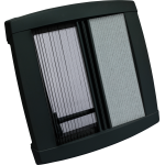 Mpk visionstar m lanterneau pour caravane 400 x 400 mm sans aration permanente noir pour paisseur de ...