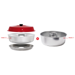 Set four de camping omnia 2 pièces avec maxiform 3 litres Set four de camping omnia 2 pièces avec maxiform 3 litres