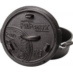 Marmite  feu 1, 6 litre avec couvercle et fond plat dutch oven petromax