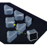 Plaque de base en velours 2 - b 50 x 50 cm purvario by drr
