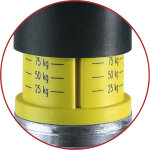 Roue d'appui de timon winterhoff avec indicateur de charge d'appui int�gr� st 48 - cw - 255 sb