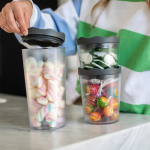 Set de bo�tes de rangement oslo 3 pi�ces nature cendres gris prince koziol