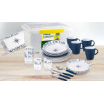 Set de vaisselle 38 pcs. blue ocean brunner
