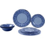 Set de vaisselle en mlamine 12 pcs. azure stone line gimex