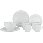 Set de vaisselle en mlamine 16 pcs. royal edelweiss antislip gimex