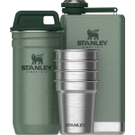Stanley flasque et verres  shot pre - party set 6 pices hammertone green