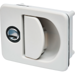 Sts kubus serrure ext�rieure avec poign�e encastr�e pour inserts � cylindre enfichable hsc / ff2 blanc ...