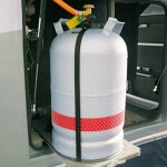 Support de bouteille de gaz en plastique froli Support de bouteille de gaz en plastique froli