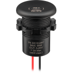 Chargeur double encastrable usb - c max. 45 w wentronic