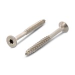 Schaefer + peters france vis � bois inox a4 5x70 mm t�te frais�e renforc�e tx25 ? fp ? bo�te de 100 vis ...