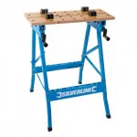 Silverline tb05 etabli portable � plateaux basculants 150 kg