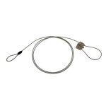 Antivo universel cble  4 mm acier long 167 cm + verrou  code