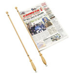Baguette lecture pour journaux 81 cm + crochet