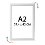 Cadre affichage visu - clic a2 mural